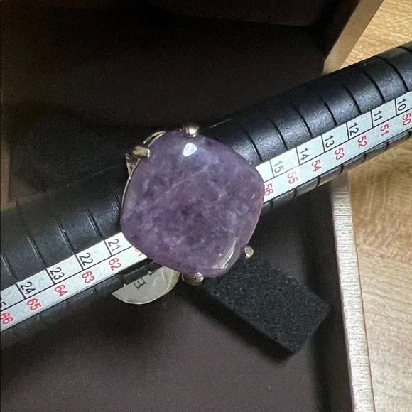 #1004+ Amethyst’s Gemstone Stone 925 Sterling Silver Ring 9 - Picture 4 of 6